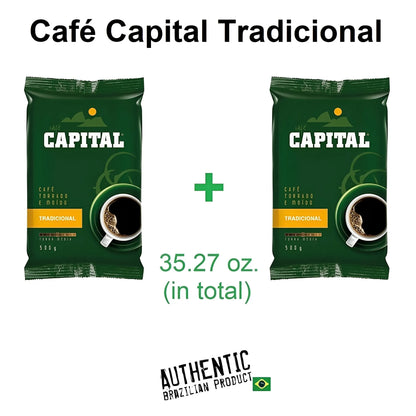 Capital Traditional Coffee 17.64 oz (Pack of 2)