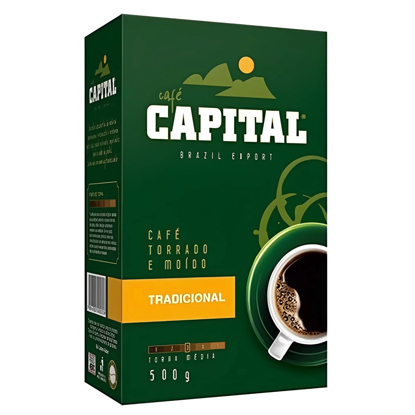Café tradicional Capital envasado al vacío, 17,64 oz (paquete de 2)