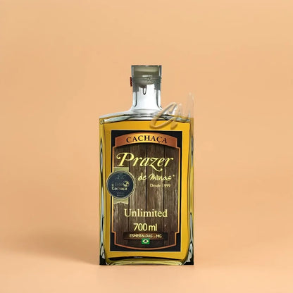 Prazer de Minas Unlimited 700ml 39% vol. (ABV 39%) - Brazilian Premium Aged Cachaca