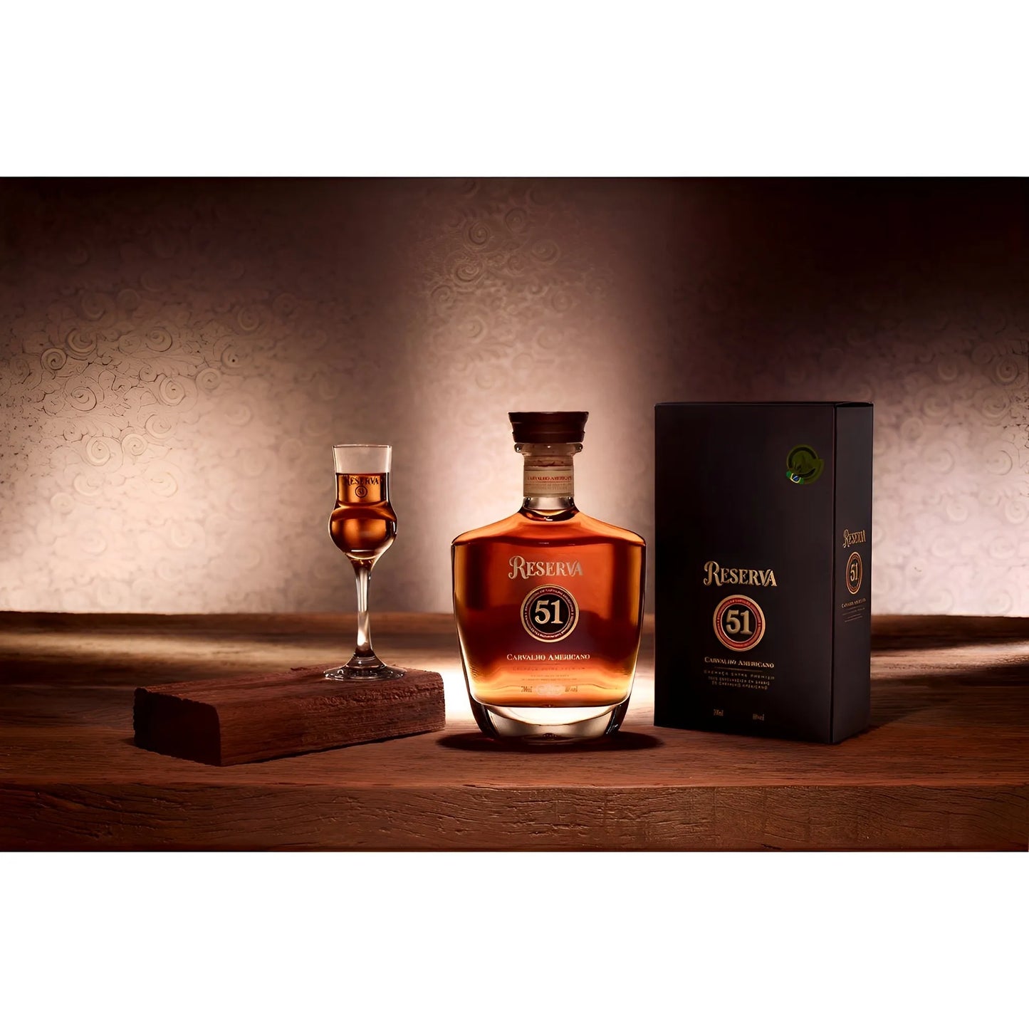 Reserva 51 American Oak 700ml 40% vol. (ABV 40%)  - Brazilian Extra Premium Cachaca