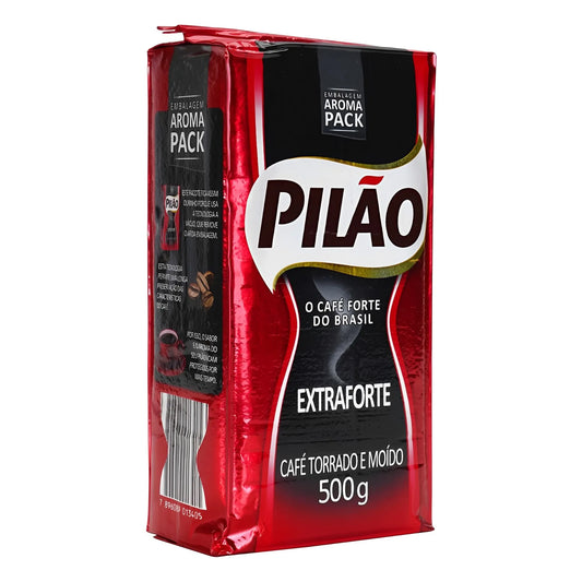 Café extra fuerte Pilao envasado al vacío, 17,64 oz (paquete de 2)