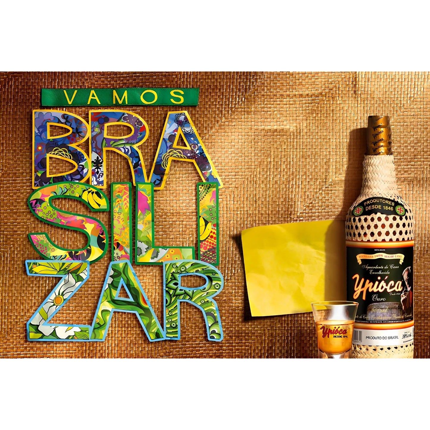 Ypioca Gold 965ml 38% vol. (ABV 38%) | Cachaça brasileira autêntica | Premiada