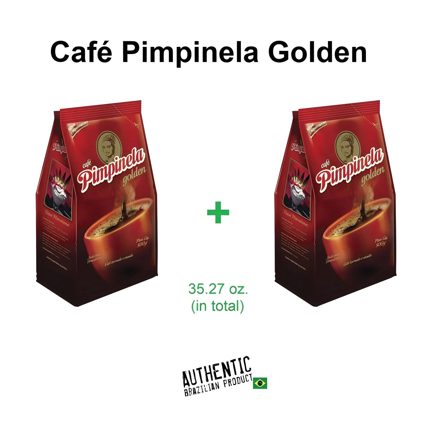 Café dorado Pimpinela 17,64 oz (paquete de 2)