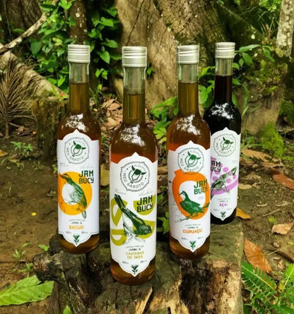 Kit Cachaca Jambucy 500ml 28% vol. (ABV 28%) | Acai | Cupuacu | Bacuri | Brazil Nut