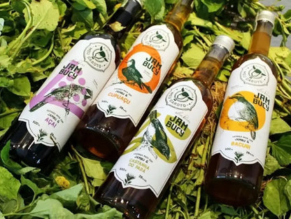 Kit Cachaca Jambucy 500ml 28% vol. (ABV 28%) | Acai | Cupuacu | Bacuri | Brazil Nut