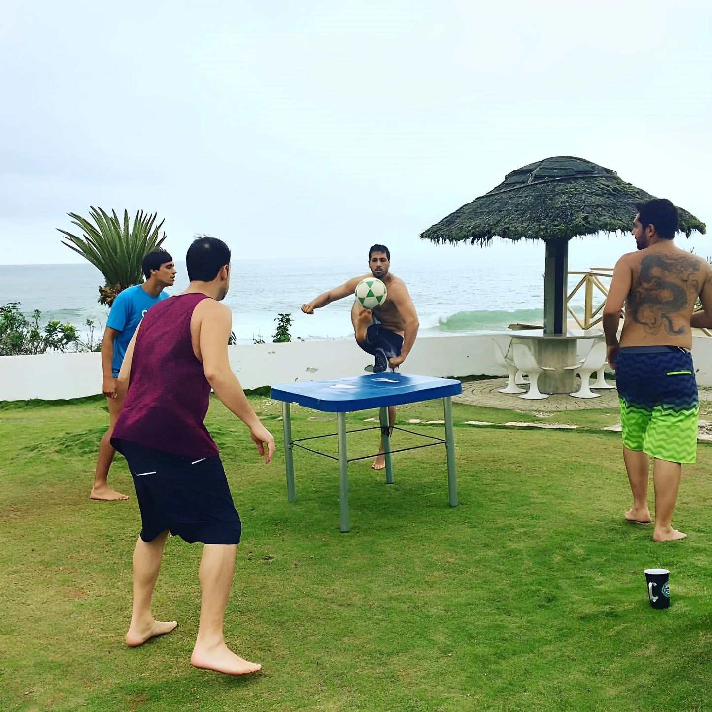 Cuvier Sports | Mesabol Pro | Mesa de Futebol de Mesa para Treino de Teqball