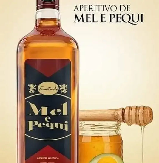 TemTudo Cóctel Miel y Pequi Cachaca 900ml 14%vol. (ABV 14%) 