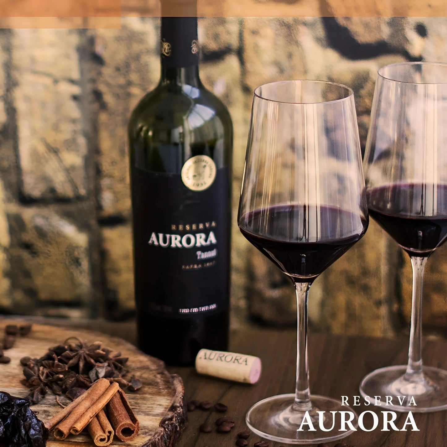Aurora Reserva Tannat Dry Red Wine 750ml 12,5% vol. (ABV 12,5%) Serra Gaucha