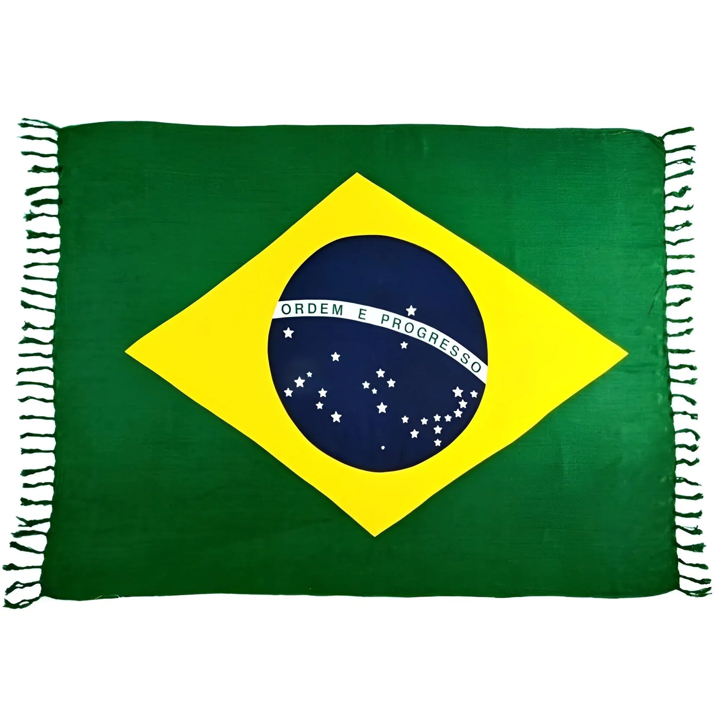 Canga Brazil Flag - Brazilian Beach Towel