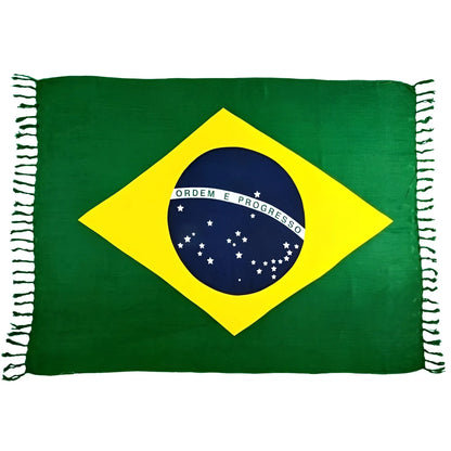 Canga Brazil Flag - Brazilian Beach Towel