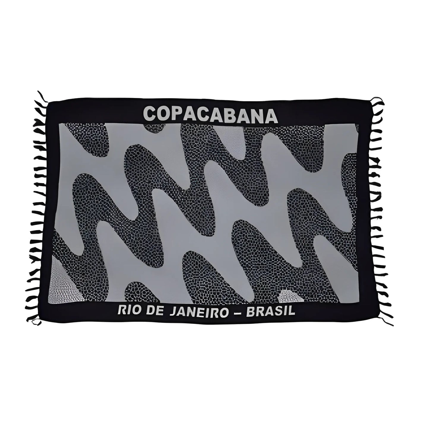 Canga Copacabana Sidewalk – Brazilian Beach Towel