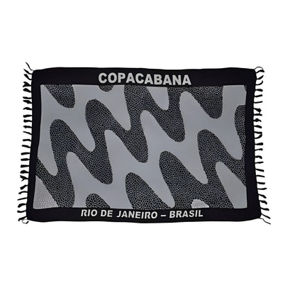Canga Copacabana Sidewalk – Brazilian Beach Towel