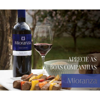 Mioranza Dry Red Wine 750ml 12,5% vol. (ABV 12,5%) Serra Gaucha - Brazil