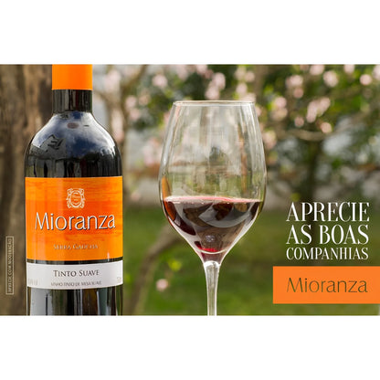 Vino Tinto Dulce Mioranza 750ml 12,5% vol. (ABV 12,5%) Serra Gaucha - Brasil