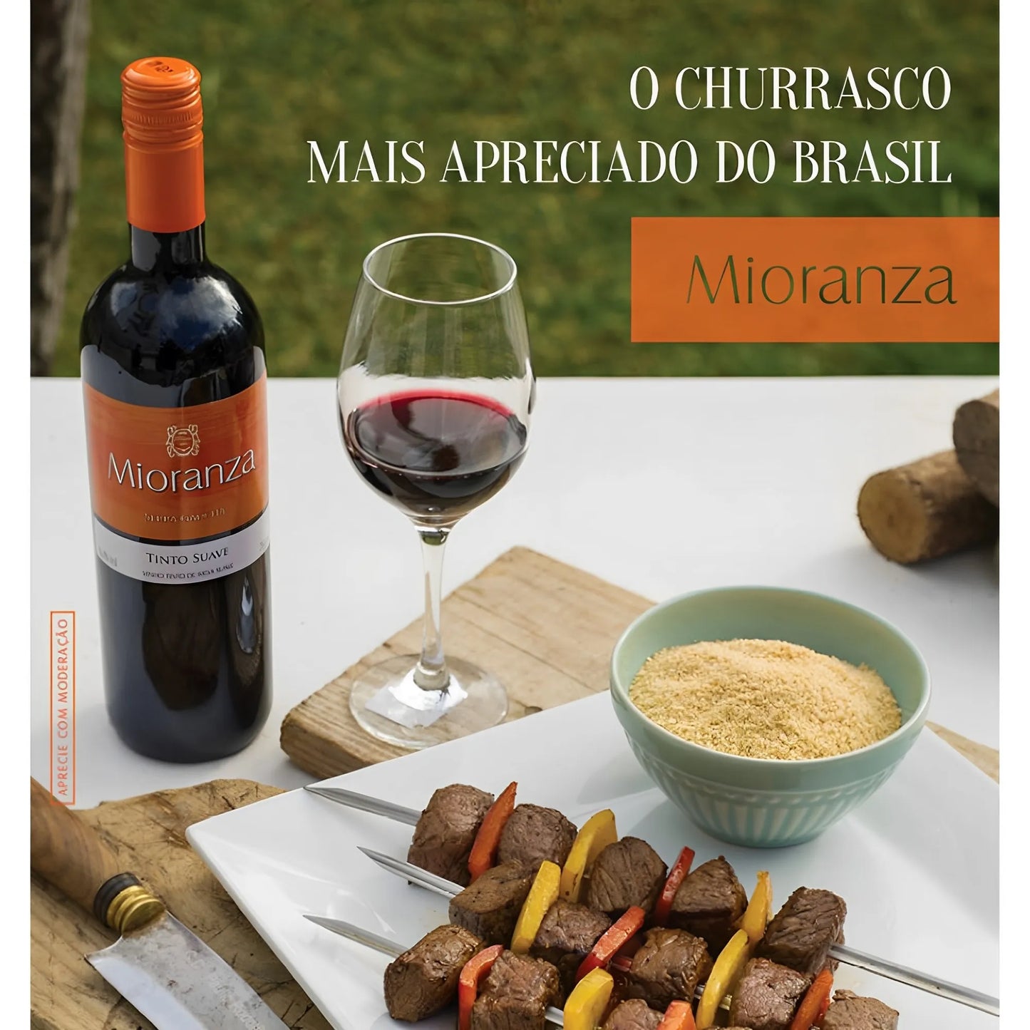 Vino Tinto Dulce Mioranza 750ml 12,5% vol. (ABV 12,5%) Serra Gaucha - Brasil