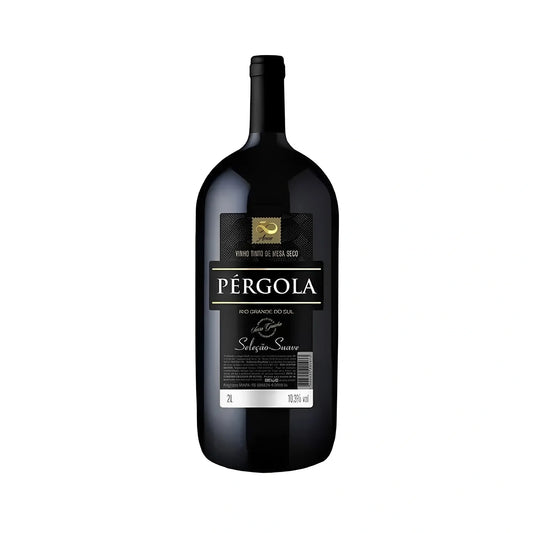 Pérgola Vino Tinto Seco 2L 10,2% vol. (ABV 10,2%) Serra Gaucha - Río Grande del Sur