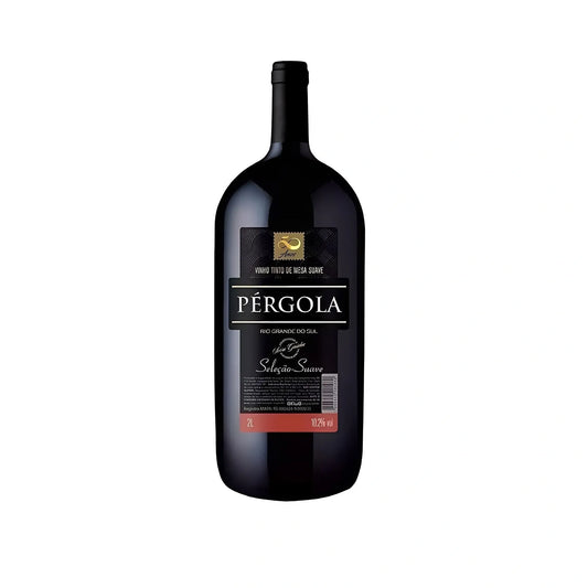 Pérgola Vino Tinto Dulce 2L 10,2% vol. (ABV 10,2%) Serra Gaucha - Río Grande del Sur
