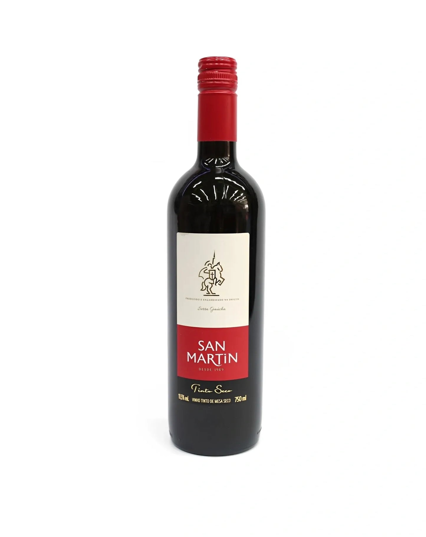 San Martin Dry Red Wine 750ml 12,5% vol. (ABV 12,5%) Serra Gaucha - Brazil