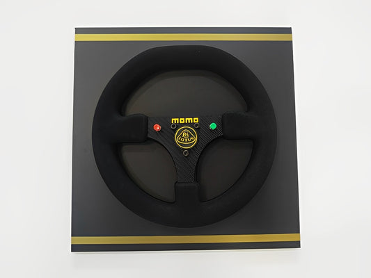 Ayrton Senna 1986 Lotus 98T Steering Wheel 3D Wall Art - Team Theme