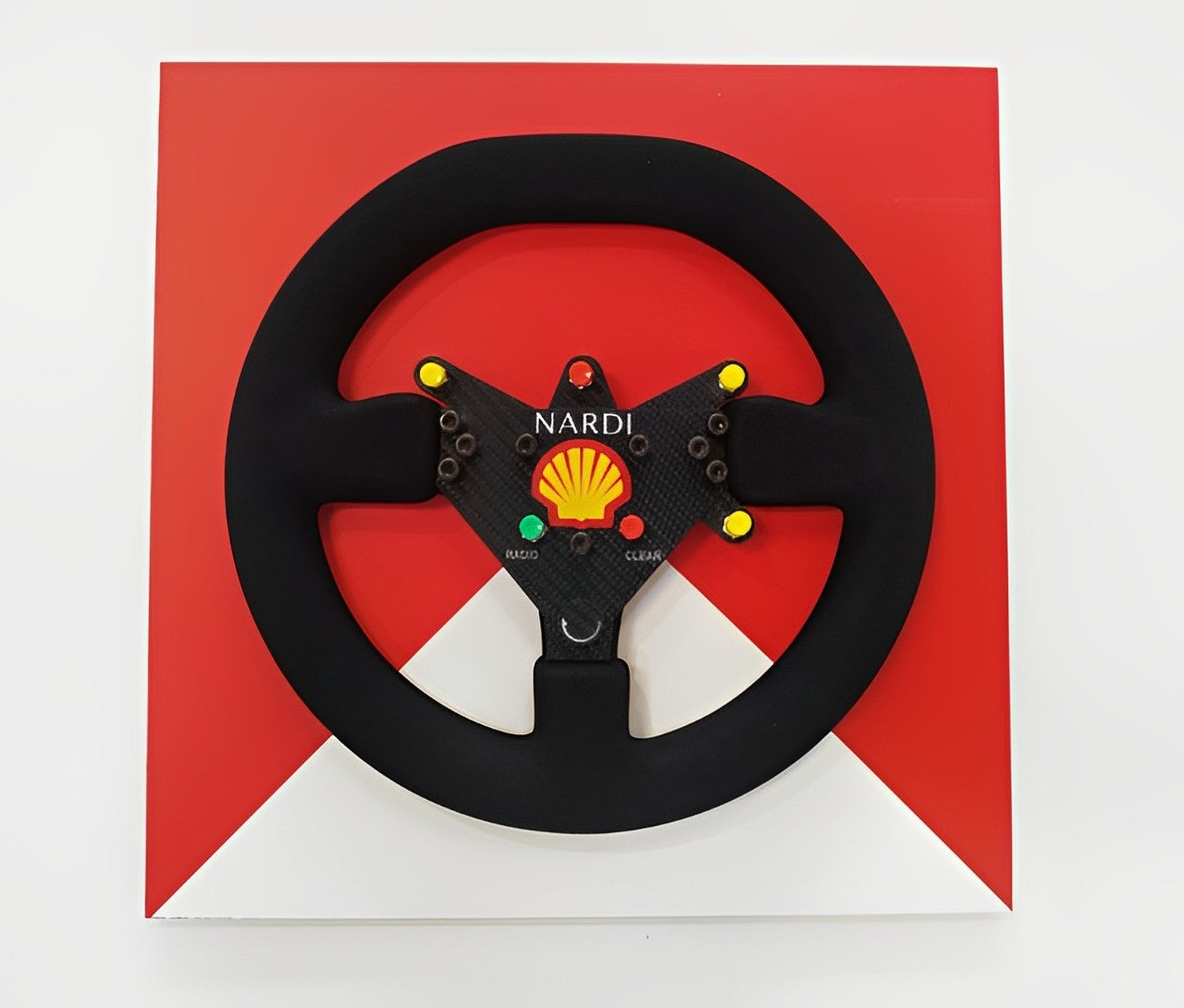 Ayrton Senna 1993 McLaren MP4/8 Steering Wheel 3D Wall Art - Team Theme