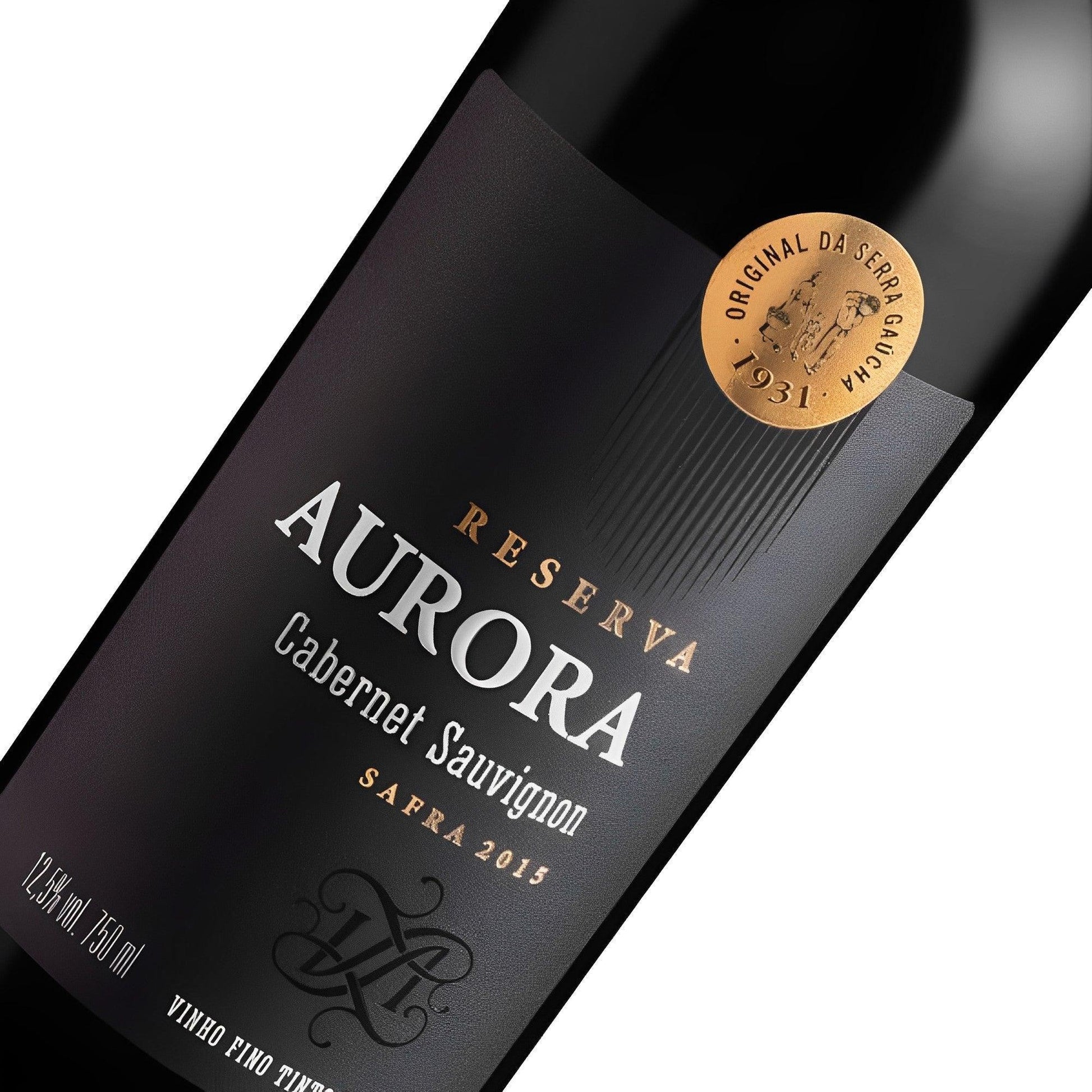 Aurora Reserva Cabernet Sauvignon Dry Red Wine 750ml - Serra Gaúcha - Brazilian Shop