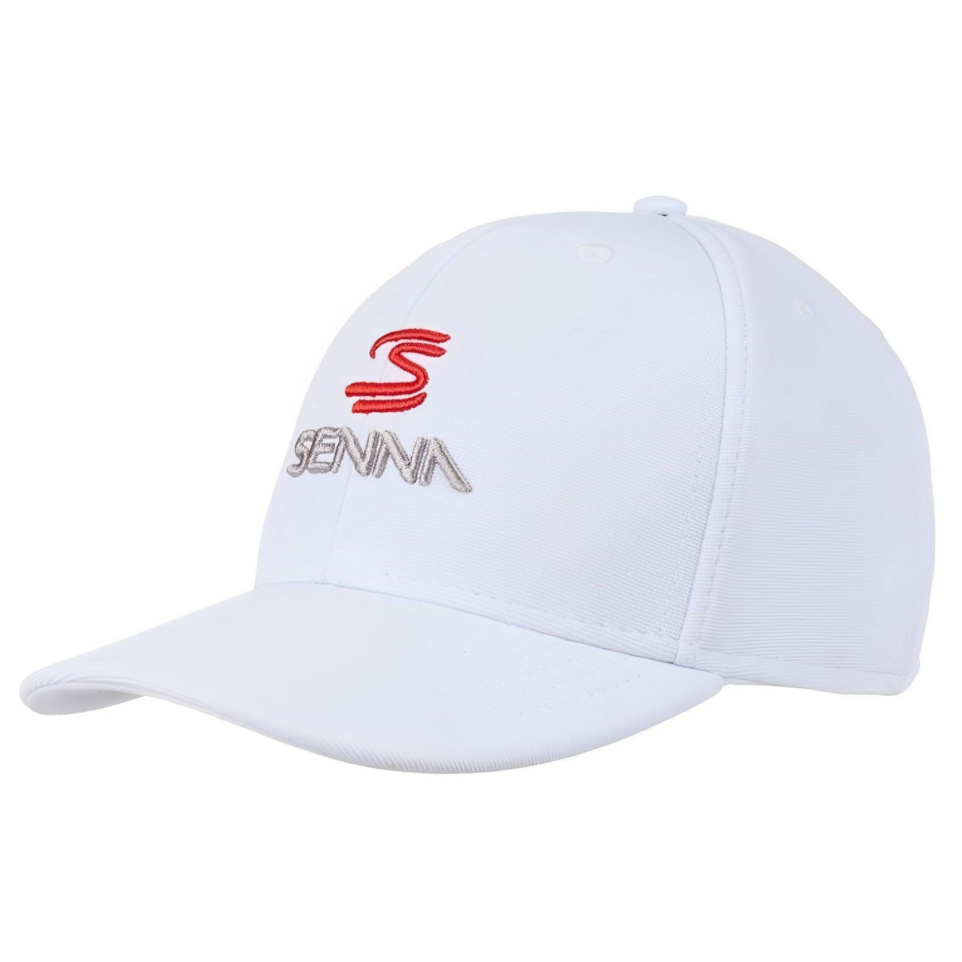 Authentic Ayrton Senna Logo White Cap - Official Item - Brazilian Shop