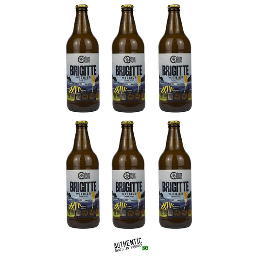 Búzios Brigitte Witbier Voted Best Witbier in the World 20.28 fl. oz. Pack of 6 - Brazilian Shop