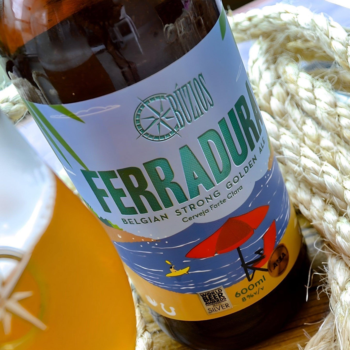 Búzios Ferradura Belgian Strong Golden Ale Brazilian Beer 20.28 fl. oz Pack of 6 - Brazilian Shop