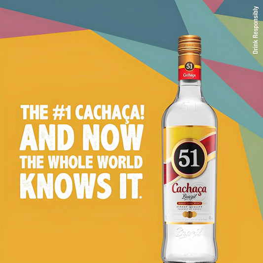 51 Export Model 700ml | Authentic Brazilian Cachaca | Finest Quality - Brazilian Shop