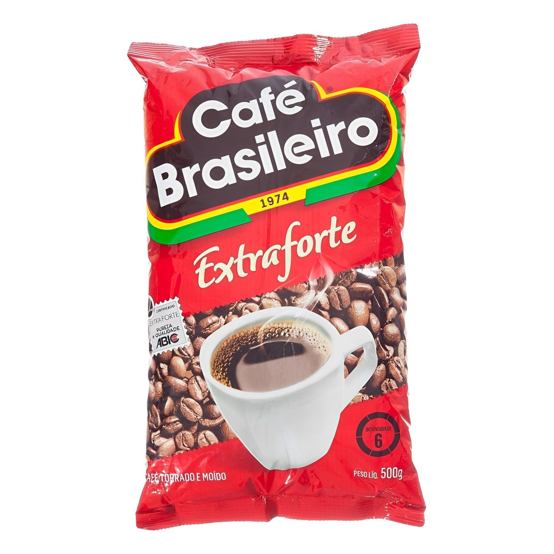 Café Brasileiro Extra Strong Coffee 17.64 oz. (Pack of 2) - Brazilian Shop