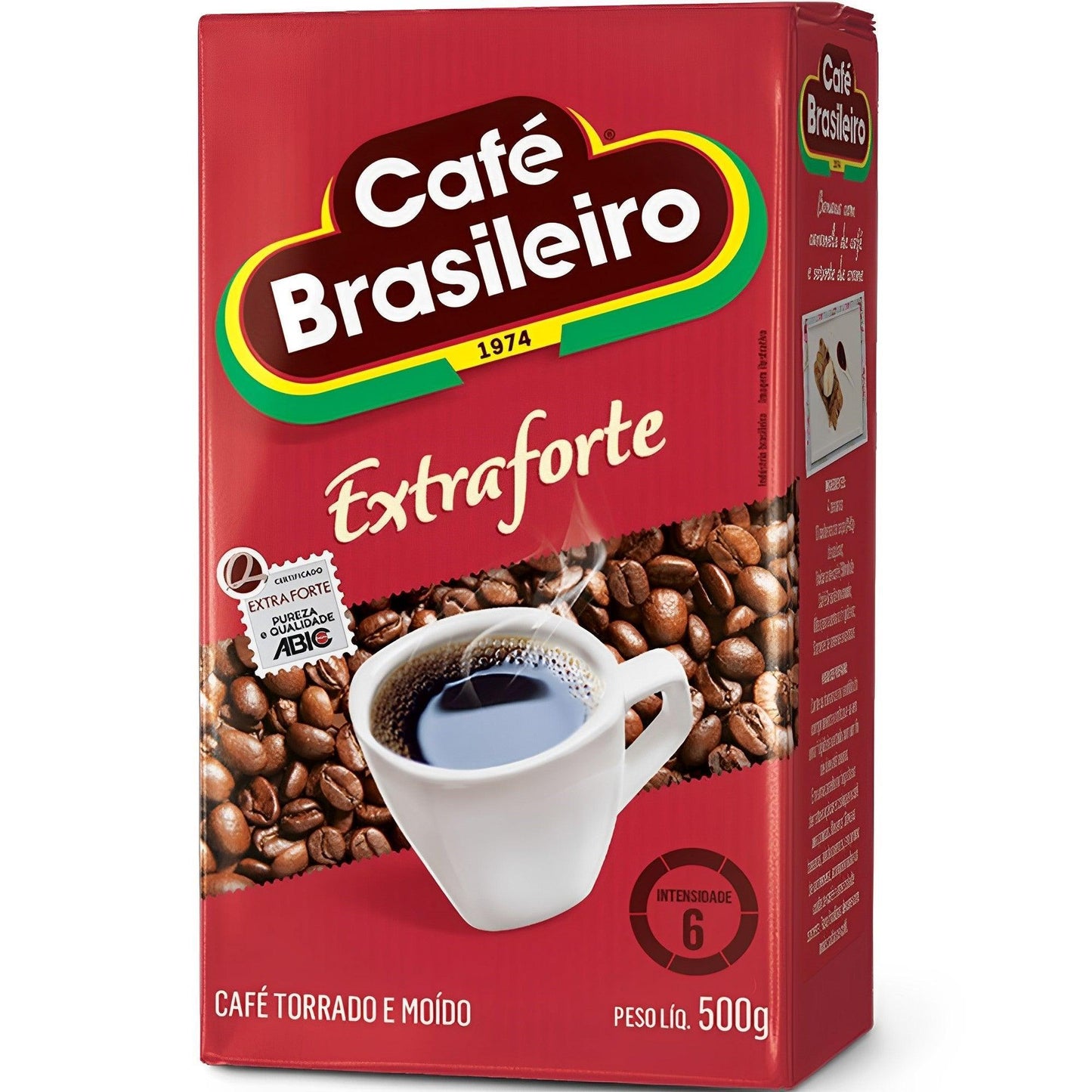 Cafe Brasileiro Extra Strong Vacuum-Sealed Coffee 17.64 oz (Pack of 2) - Brazilian Shop