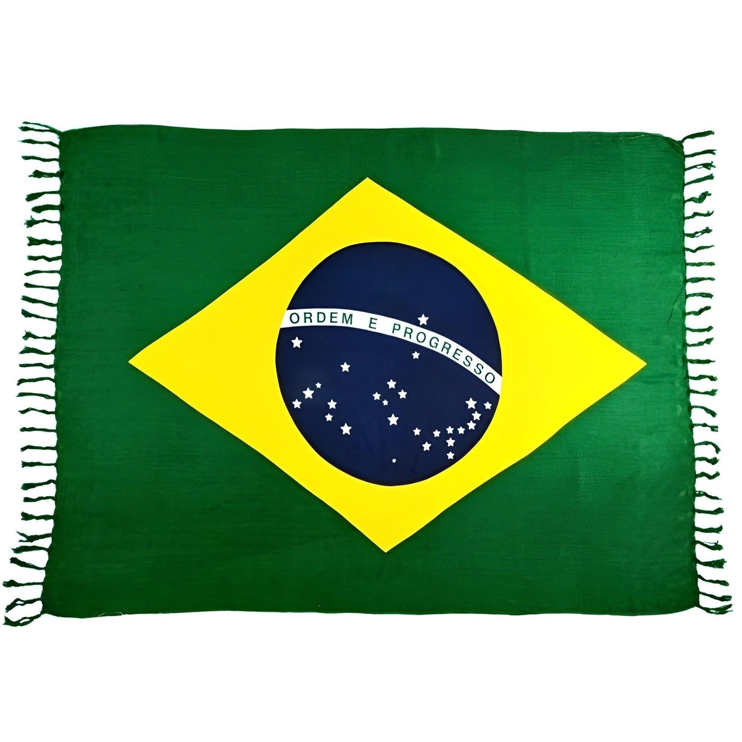 Canga Brazilian Beach Towel Brazil Flag - Brazilian Shop