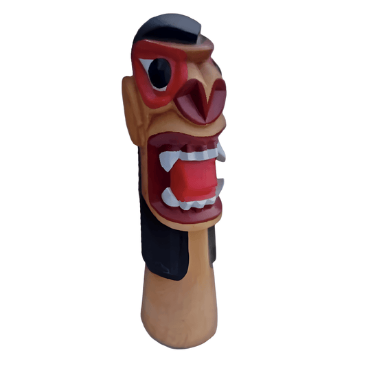 Carranca 40cm - Brazilian Folklore Carved Wood Art - Wards Off Evil Spirits - Brazilian Shop