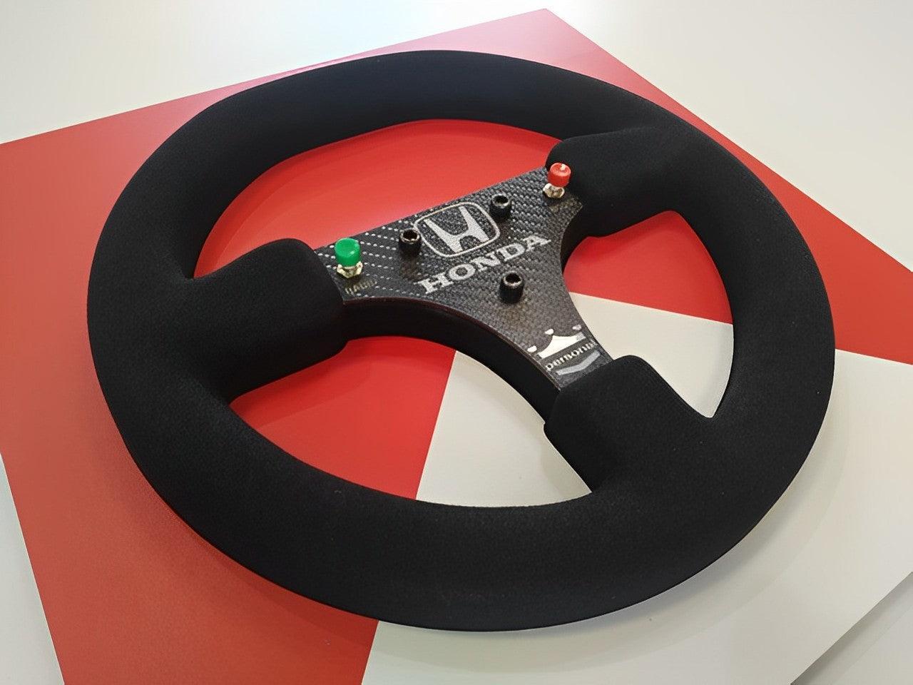 clearance sale Ayrton Senna 1988 McLaren MP4/4 Steering Wheel 3D Wall Art - Brazilian Shop