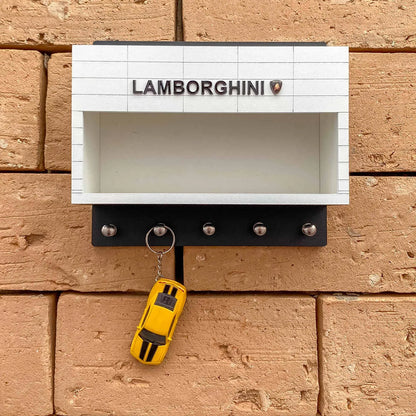 clearance sale Lamborghini Wall Key Hook Rack For Model Cars - Unique Handmade Item