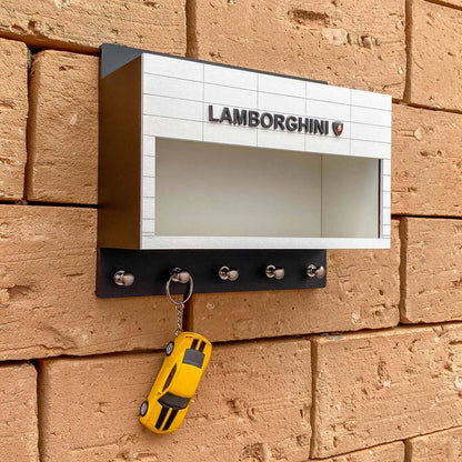 clearance sale Lamborghini Wall Key Hook Rack For Model Cars - Unique Handmade Item