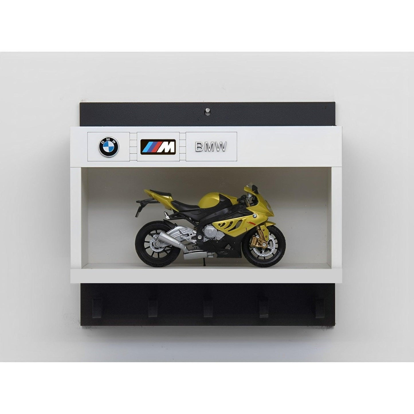 clearance sale BMW M Motorcycles Wall Key Hook Rack For Model Cars - Unique Handmade - Brazilian Shop