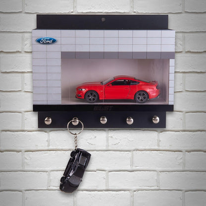 clearance sale Ford Wall Key Hook Rack For Model Cars - Exclusive Handmade Item - Brazilian Shop