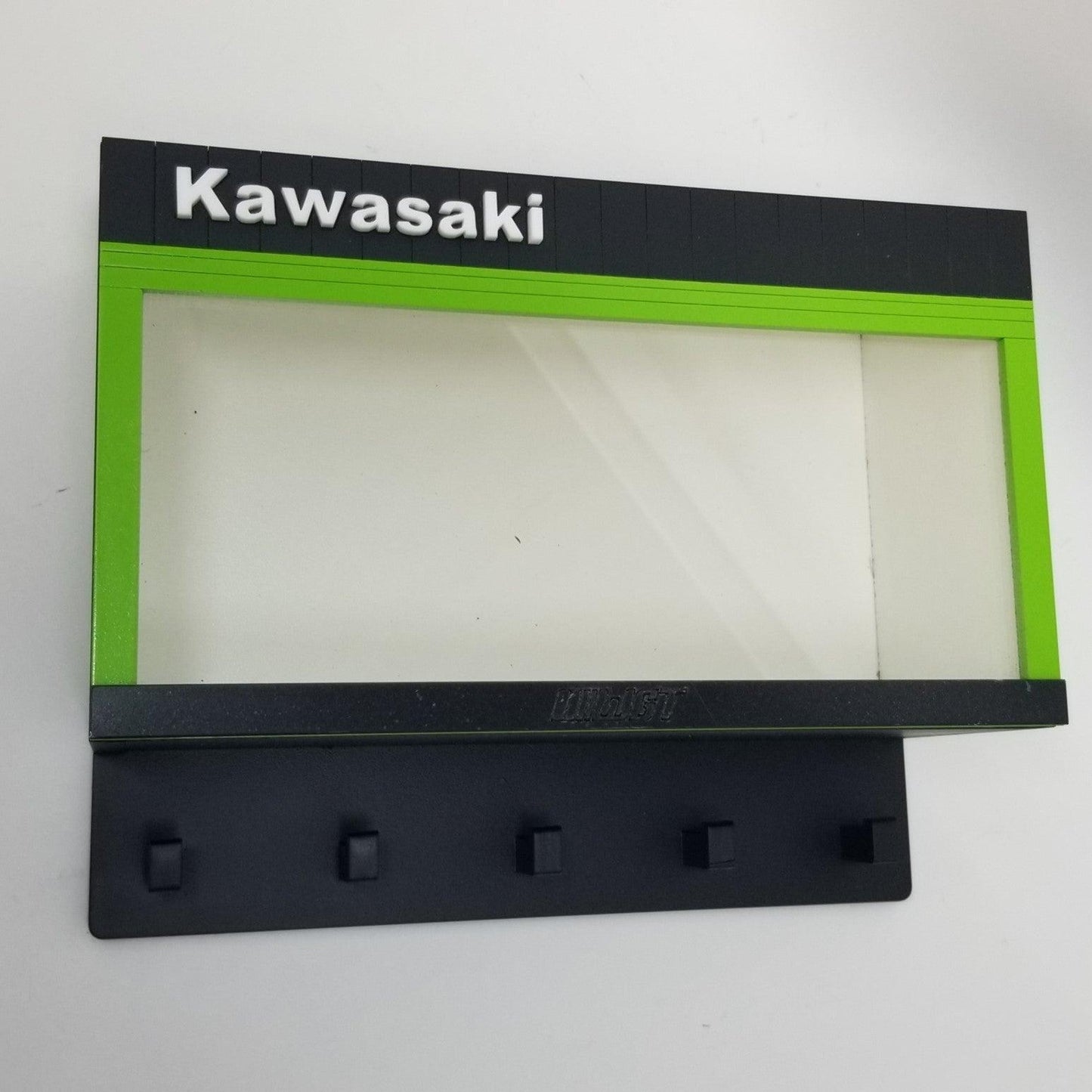 clearance sale Kawasaki Wall Key Hook Rack For Model Bikes - Exclusive Handmade Item - Brazilian Shop