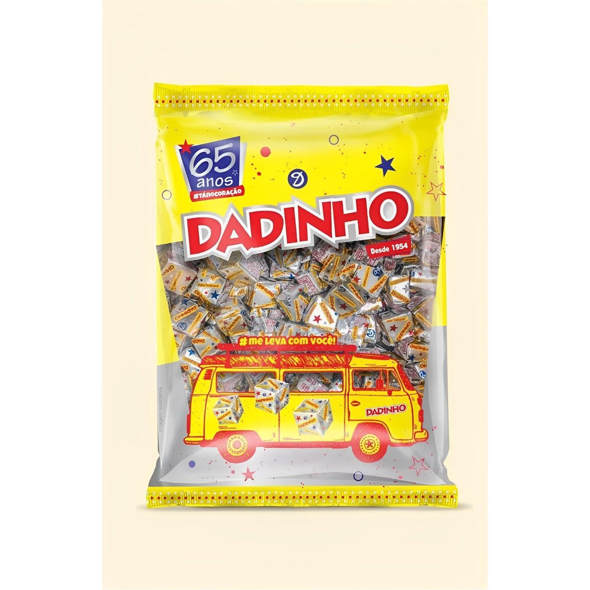 Dadinho Soft Dough Peanut Candy 63.48 oz. (Pack of 2) = 1.8 kg - Brazilian item - Brazilian Shop