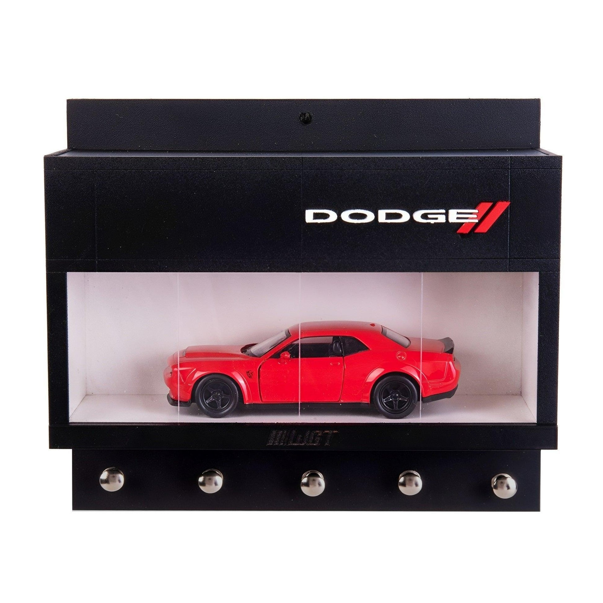 Dodge Wall Key Hook Rack For Model Cars - Exclusive Handmade Item - Brazilian Shop