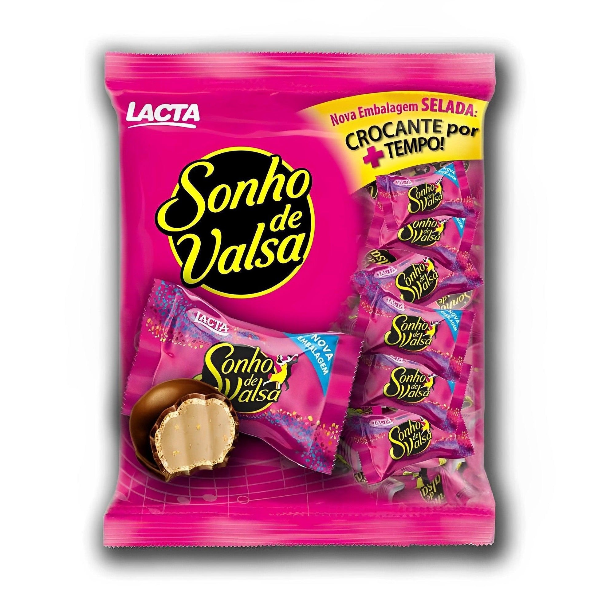 Lacta Sonho de Valsa Bonbon Bag 35.27 oz. (1kg) - Brazilian Shop