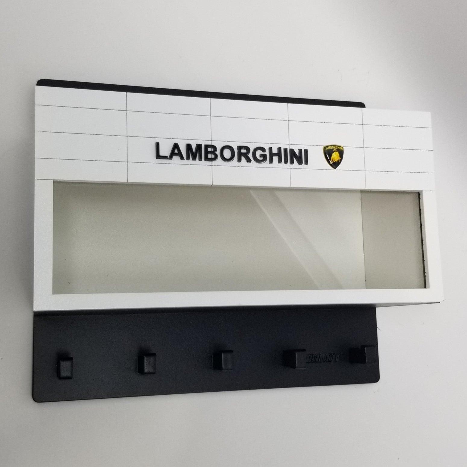 Lamborghini Dealership Wall Key Hook Rack Exclusive Item Handcrafted Key Holder - Brazilian Shop