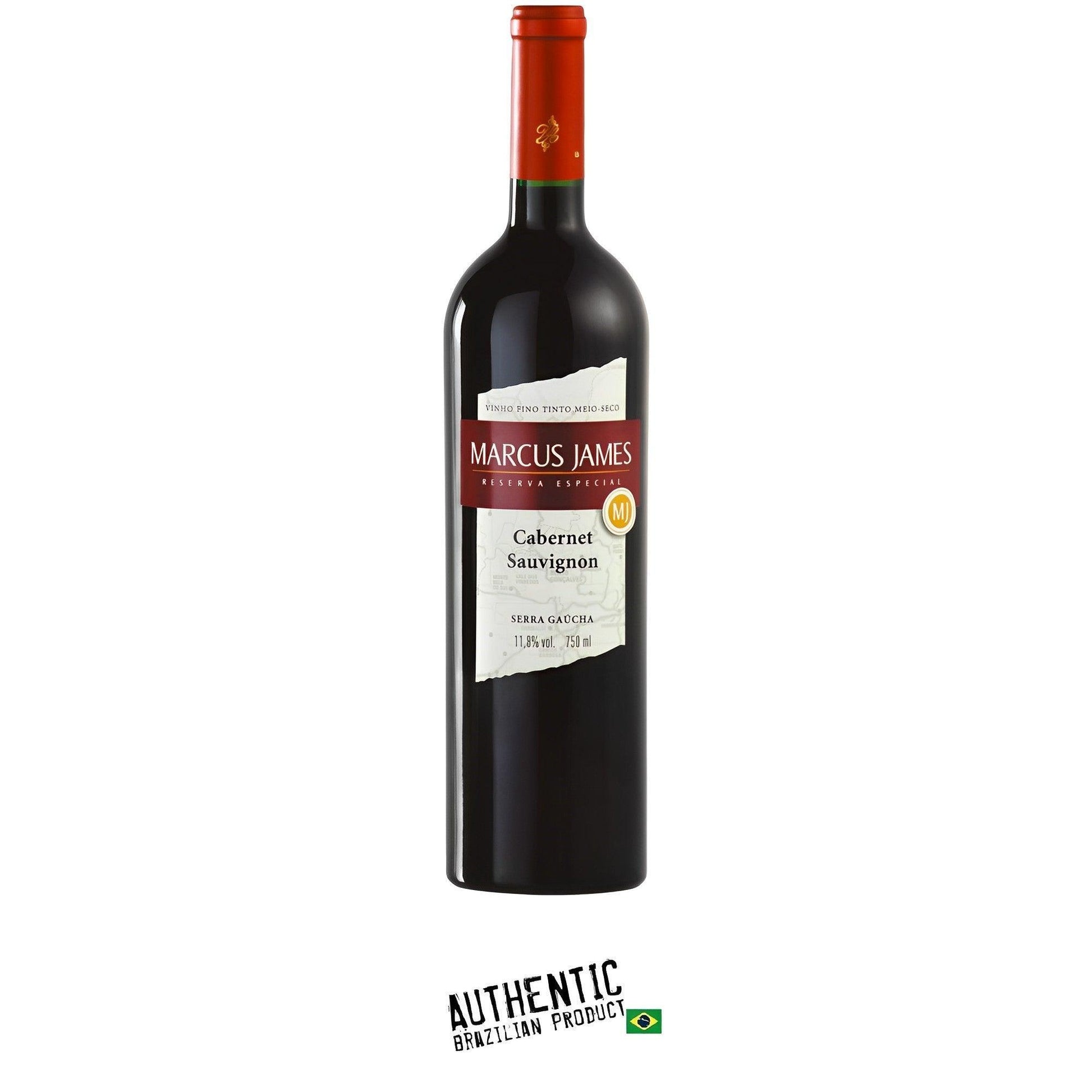 Marcus James Reserved Cabernet Sauvignon Demi-Sec Wine 750ml - Brazilian Shop