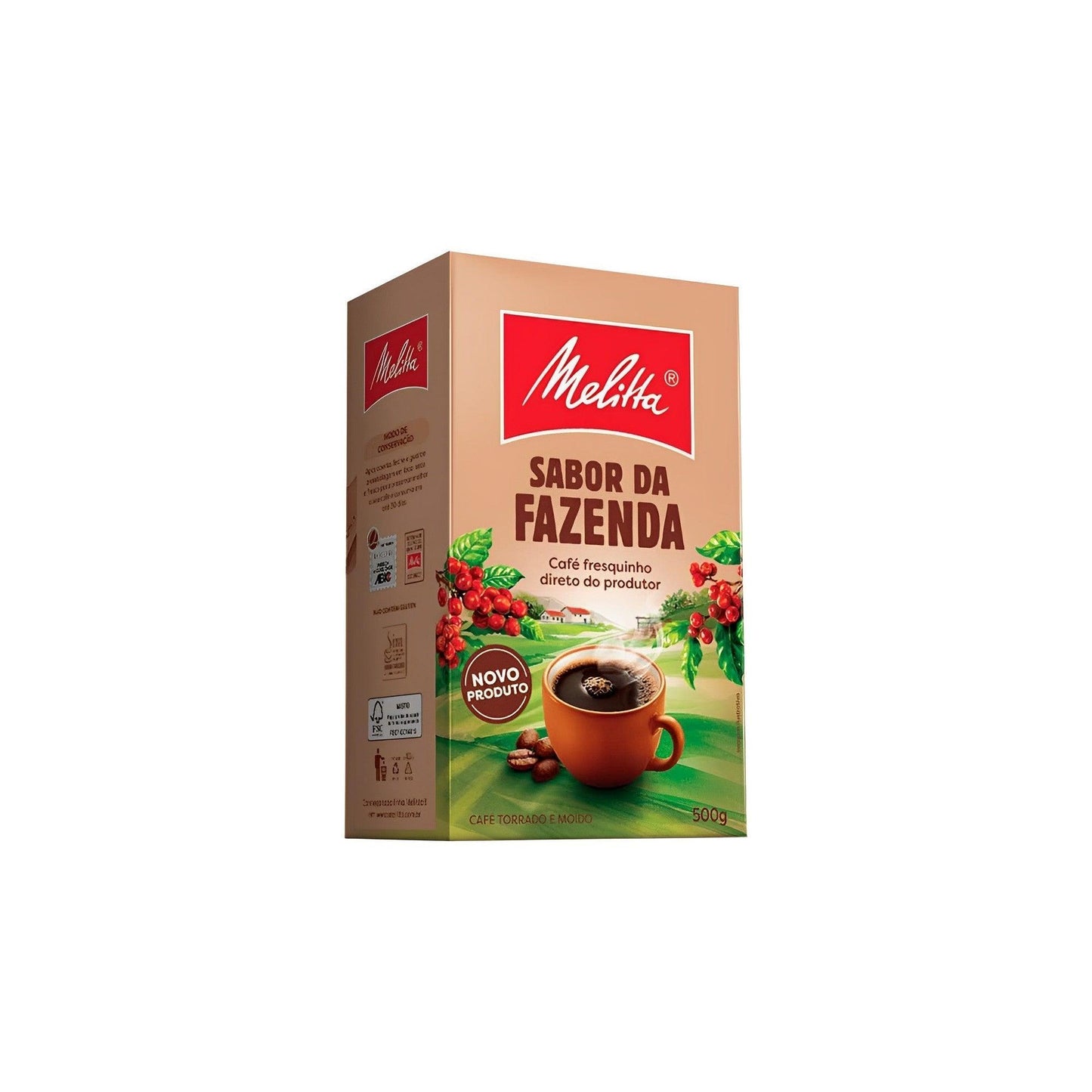 Melitta Farm Flavor Coffee Vacuum-Sealed 17.64 oz (Pack of 2) - Brazilian Shop