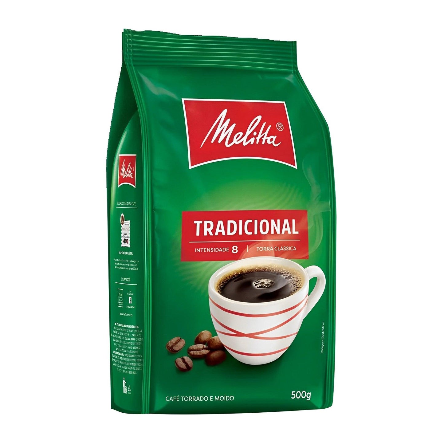 Melitta Traditional Coffee Pouch 17.64 oz. (Pack of 2) - Brazilian Shop