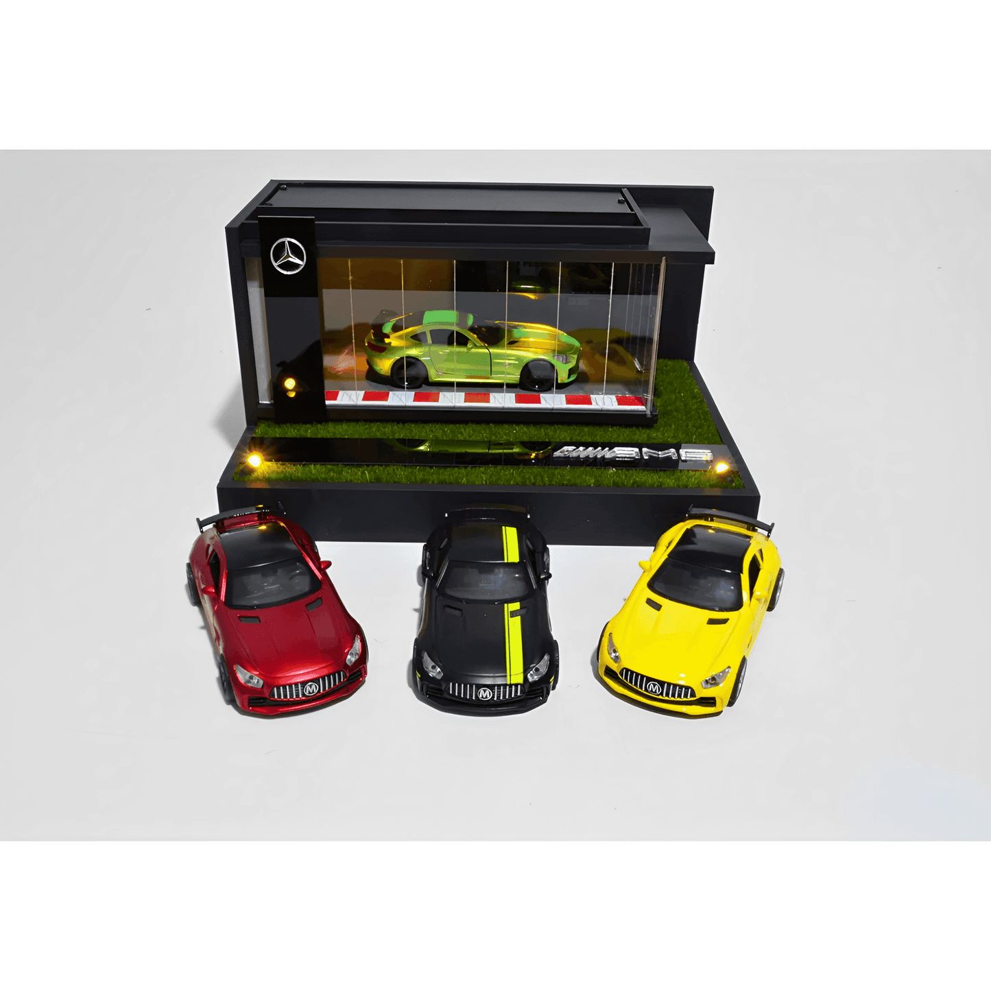 Mercedes AMG Dealership Exhibitor For Model Cars - Exclusive Item - Handmade - Brazilian Shop