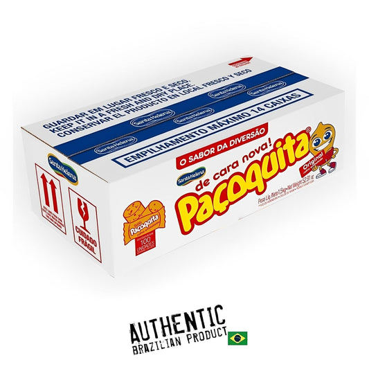 Pacoquita Brazilian Sweet Ground Peanut 52.91 oz. (100 units) - Paçoca - Brazilian Shop