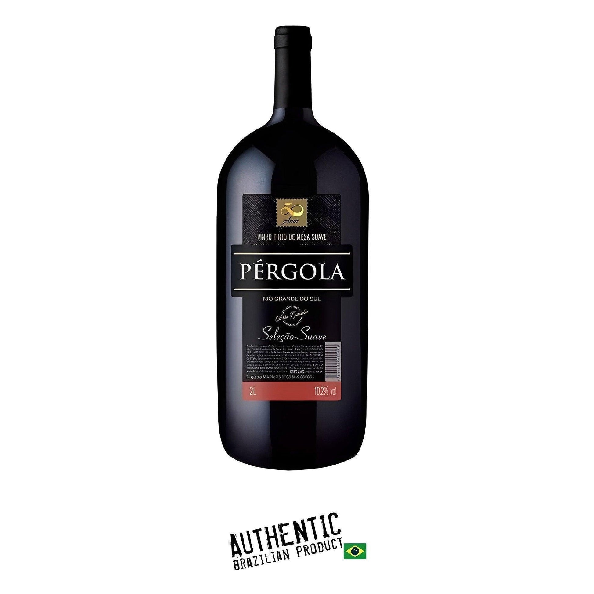 Pergola Sweet Red Wine 2L | Serra Gaucha - Rio Grande do Sul - Brazilian Shop