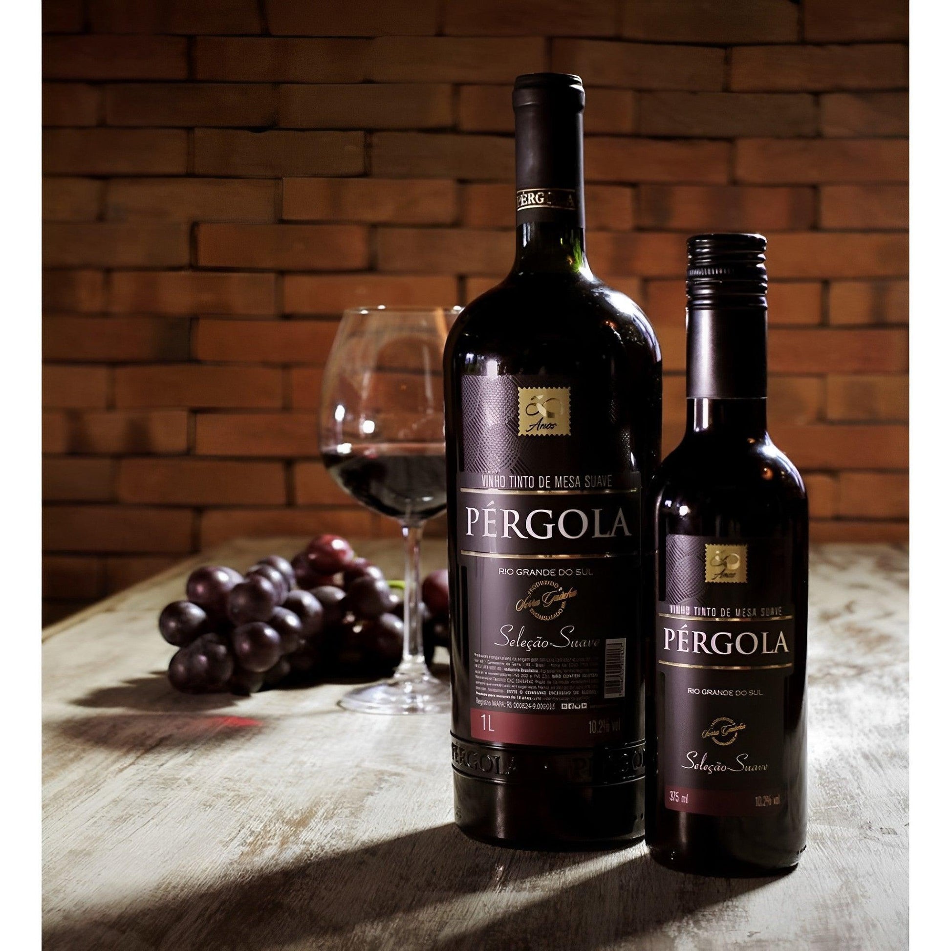 Pergola Sweet Red Wine 2L | Serra Gaucha - Rio Grande do Sul - Brazilian Shop